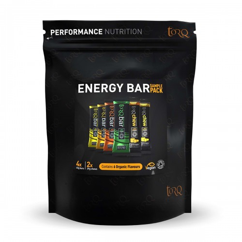 TORQ Explore High Energy Sports Organic Vegan Energy / Chew Bars Sample Pack 6